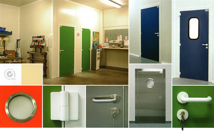 Insulated office doors