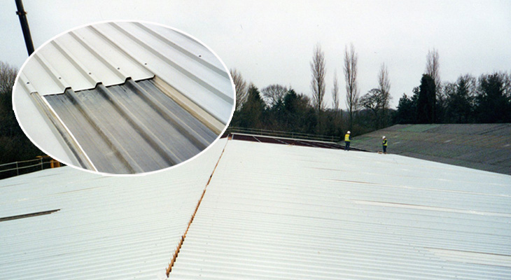 Muller chilled warehouse cladding panels showing detail